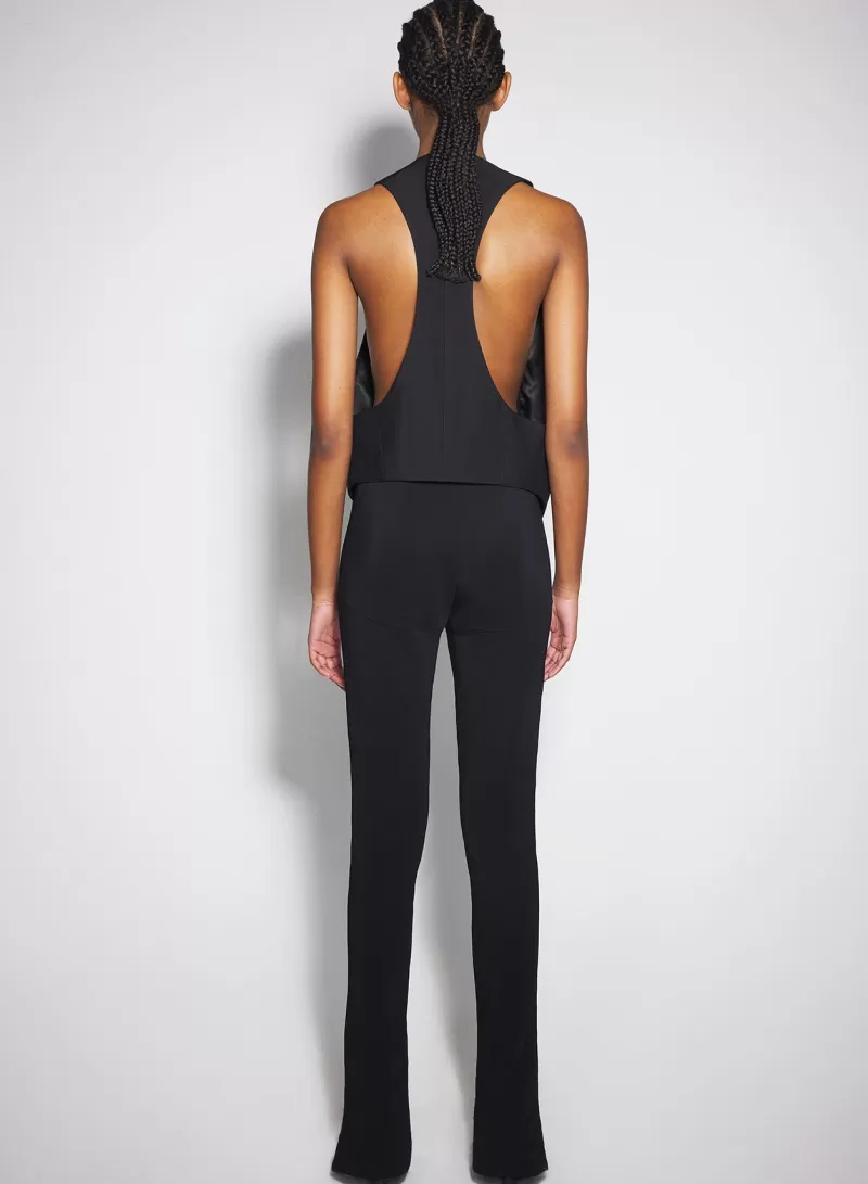 Fashion MUGLER black tailored vest