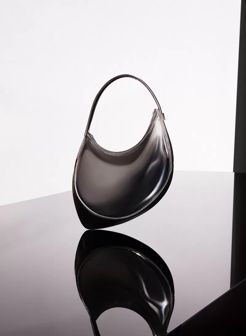 Clearance MUGLER gunmetal mini smooth spiral curve 02