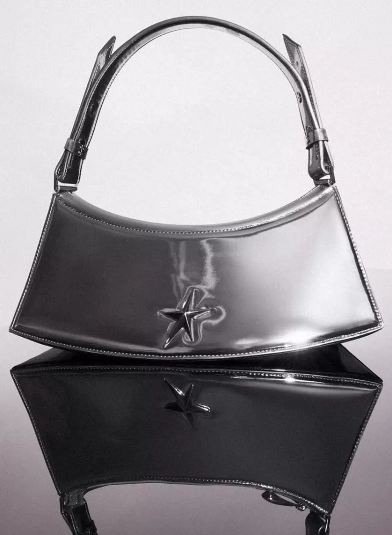 Clearance MUGLER gunmetal zenith bag