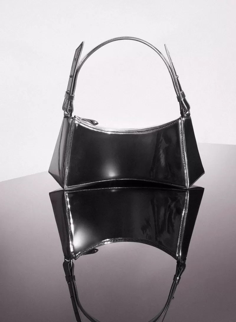 Clearance MUGLER gunmetal zenith bag